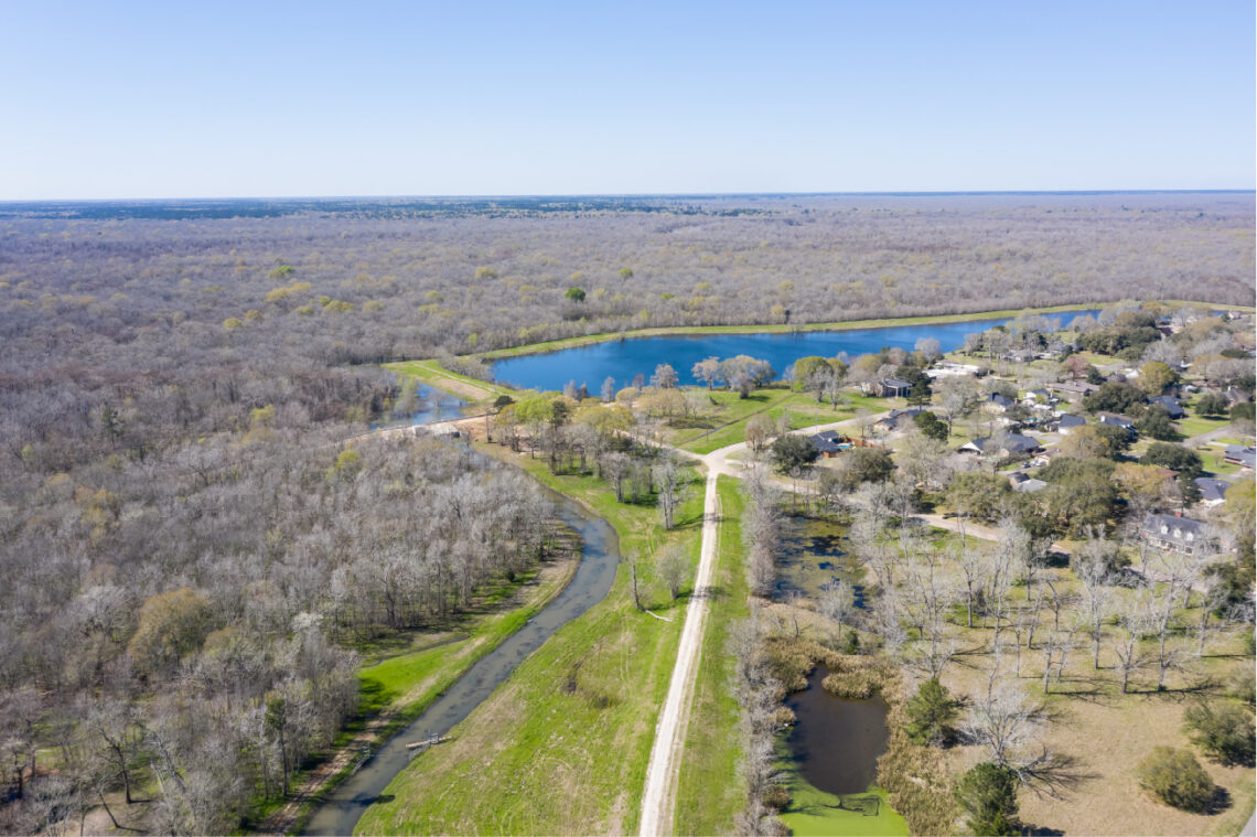 Travis Villas Liberty Aerial View